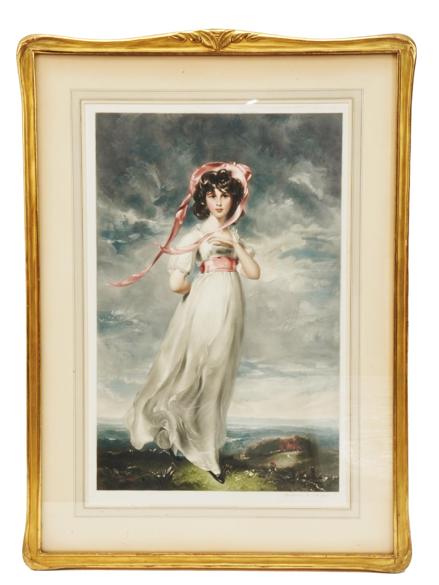 PINKIE PORTRAIT PRINT BY SYDNEY ERNEST WILSON PIC-